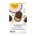 thumbnail image 1 of Simple Mills Nut Butter Stuffed Sandwich Cookies, Cocoa Cashew Creme, Gluten-Free, 6.7 oz, 1 of 9