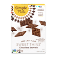 thumbnail image 1 of Simple Mills Seed and Nut Flour Sweet Thins, Chocolate Brownie, Gluten-Free, 4.25 oz, 1 of 9