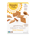thumbnail image 1 of Simple Mills Seed and Nut Flour Sweet Thins, Honey Cinnamon, Gluten-Free, 4.25 oz, 1 of 9