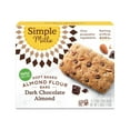 thumbnail image 1 of Simple Mills Soft Baked Almond Flour Bars Dark Chocolate Almond 5 Bars Pack of 2, 1 of 2