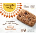 thumbnail image 1 of Simple Mills Soft Baked Carrot Cake Bar, 5.99 oz 5 Bars per Cardboard Box, 1 of 5