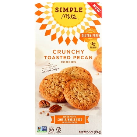 Simple Mills Toasted Pecan Crunchy Cookies, 5.5 oz