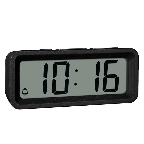 Simple Mini Alarm Clock Timer Desk Clocks Magnetic Calendar Display Temperature Humidity for Bedroom Study Room Fridge School,3.46x0.83x1.5inch