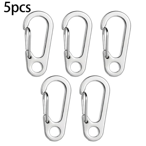 Simple Mini D-Shaped Hanging Buckle Key Chain Quick Hook Carabiner
