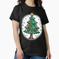 thumbnail image 1 of Simple Minimalist Christmas Tree Festive Holiday Winter Season G15108 Unisex T-Shirt, Up to Size 5XL, 1 of 2