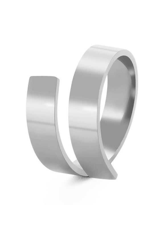 Simple Minimalist Rings for Men Women 14K Yellow Gold Open Adjustable Ring Fashion Party Jewelry Anillos Mujer Gifts