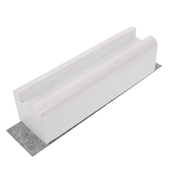 UEETEK Wooden Full Length Mirror Stand with Anti Slip Support for Secure Artwork Display in White