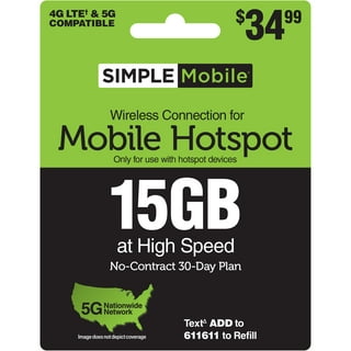 Total by Verizon $10 Add-On Carryover Data Card (5GB) Direct Top