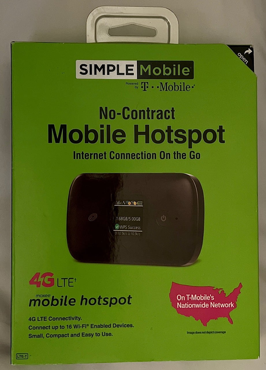 Simple Mobile, No Contract, 4G LTE MOXEE Mobile Hotspot, K779HSDL