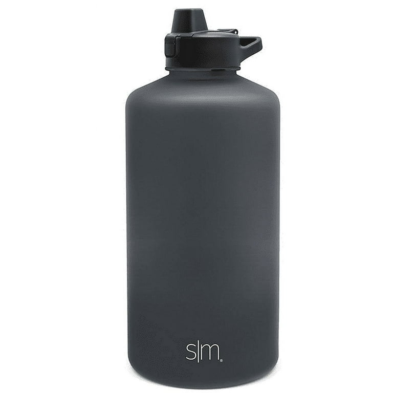 Simple Modern 1gal Tritan Plastic Water Bottle Straw Lid Ounce Markers Graphite