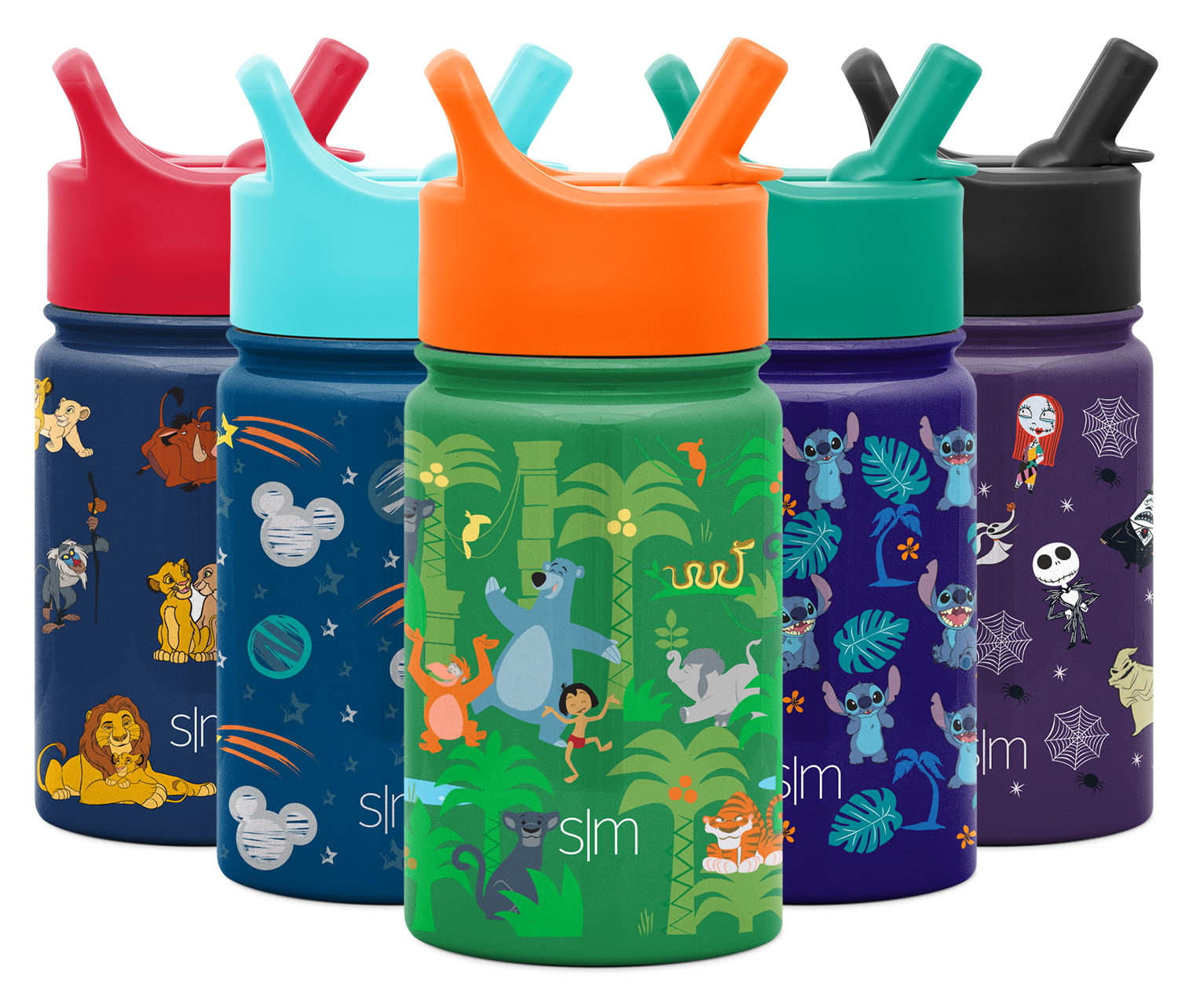 Simple Modern 10oz Disney Summit Kids Water Bottle Thermos with Straw Lid -  Dishwasher Safe Vacuum Insulated Double Wall Tumbler Travel Cup 18/8  Stainless Steel - Disney: Jungle Book 