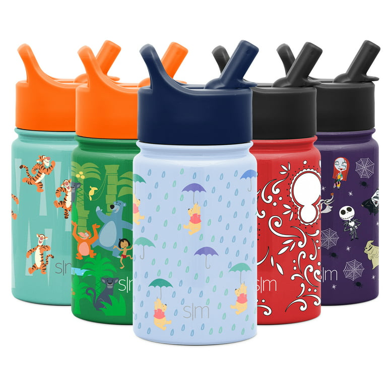 Simple Modern 10oz Disney Summit Kids Water Bottle Thermos with Straw Lid - Dishwasher  Safe Vacuum Insulated Double Wall Tumbler Travel Cup 18/8 Stainless Steel -  Disney: Winnie the Pooh 