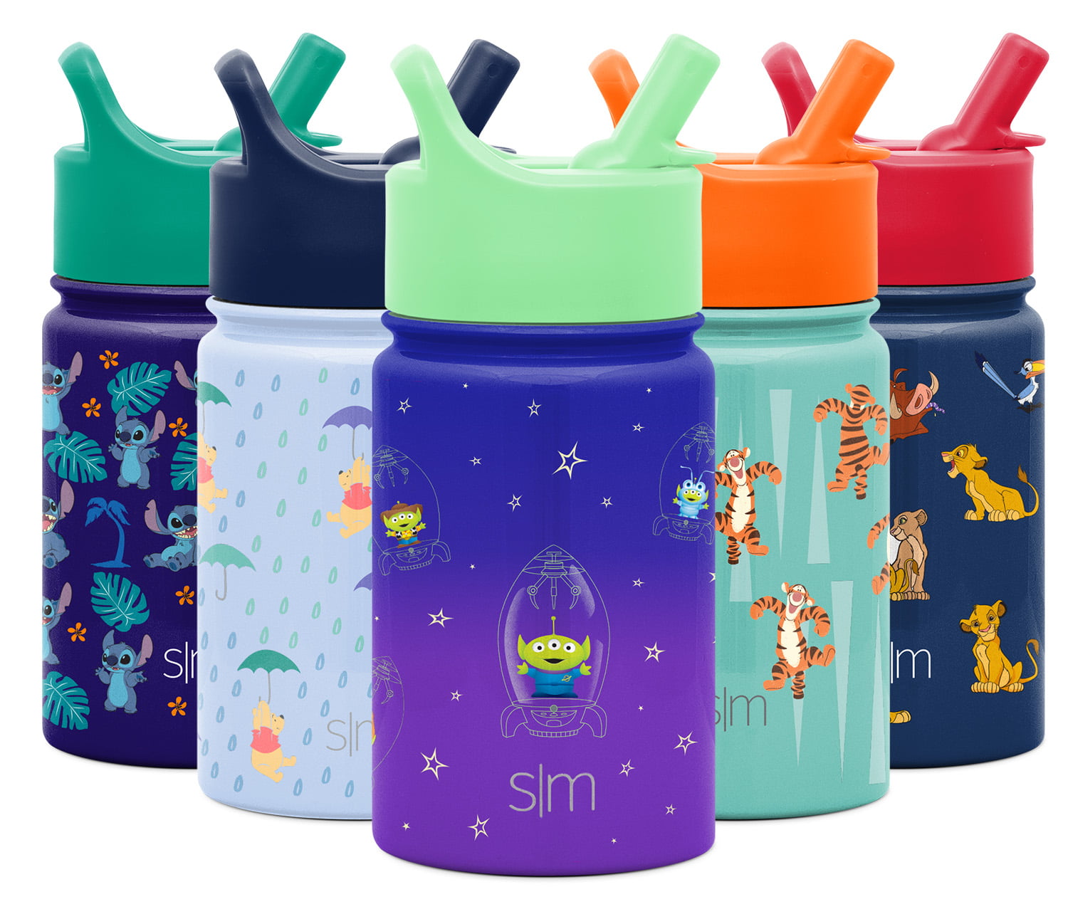 Simple Modern 18oz Summit Kids Water Bottle Thermos with Straw Lid - Dishwasher  Safe Vacuum Insulated Double Wall Tumbler Travel Cup 18/8 Stainless Steel  -Hearts 