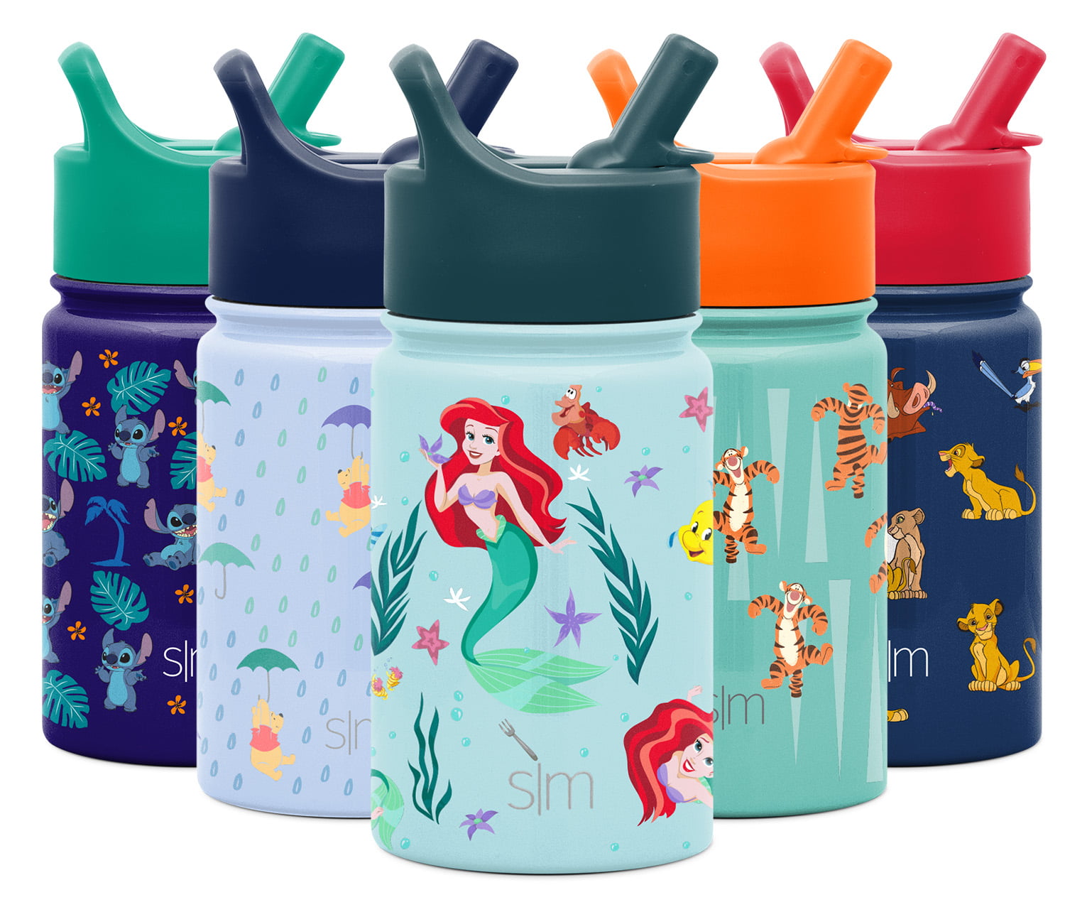 GetUSCart- Simple Modern Disney Water Bottle for Kids Reusable Cup with  Straw Sippy Lid Insulated Stainless Steel Thermos Tumbler for Toddlers  Girls Boys, 12oz, Lady and the Tramp