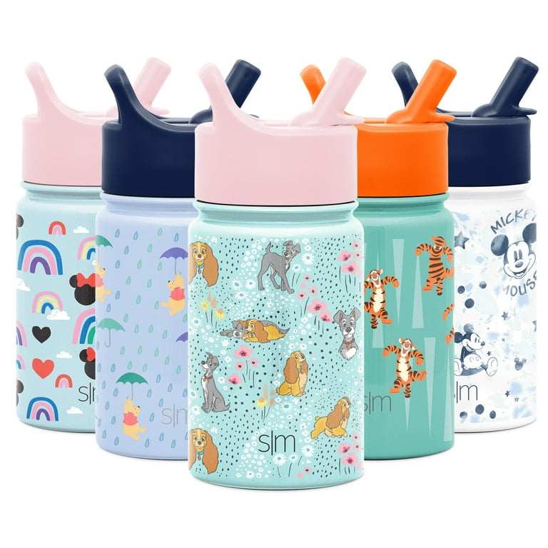 Simple Modern 10oz Disney Summit Kids Water Bottle Thermos with Straw Lid -  Dishwasher Safe Vacuum Insulated Double Wall Tumbler Travel Cup 18/8  Stainless Steel - Disney: Winnie the Pooh 