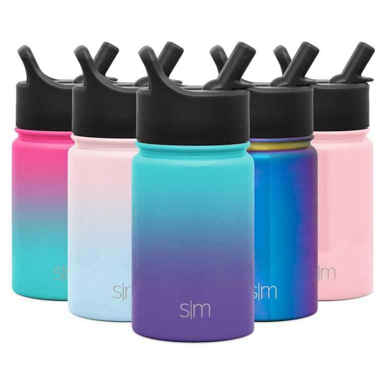 Simple Modern Kids Water Bottle with Straw Lid Vacuum Insulated