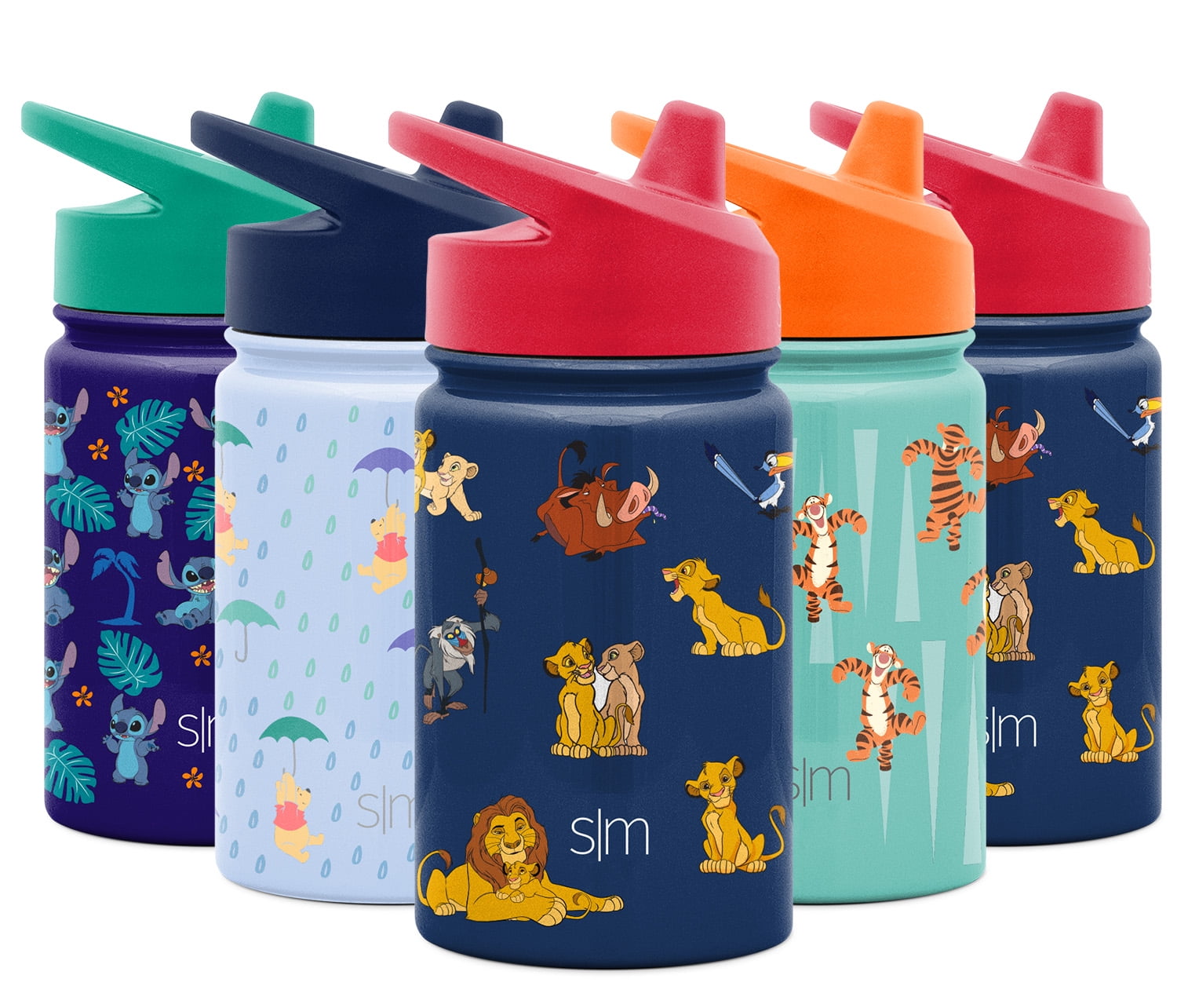 Little Ecos Double Walled Insulated Kids & Toddler Smoothie Cups with Screw Tight Lids and Straws | Best Toddler Sippy Cup for 3 Year Old Spill