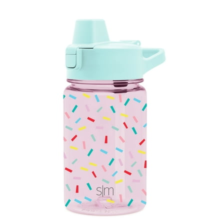 Simple Modern 12 fl oz Reusable Tritan Summit Water Bottle with Silicone Straw Lid | Birthday Cake