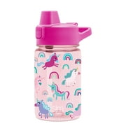 Simple Modern 12 fl oz Reusable Tritan Summit Water Bottle with Silicone Straw Lid|Unicorn Fly