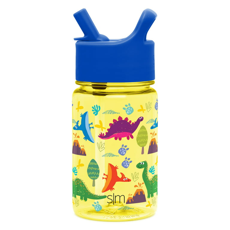 12oz Plastic Tritan Summit Kids Water Bottle With Straw - Simple