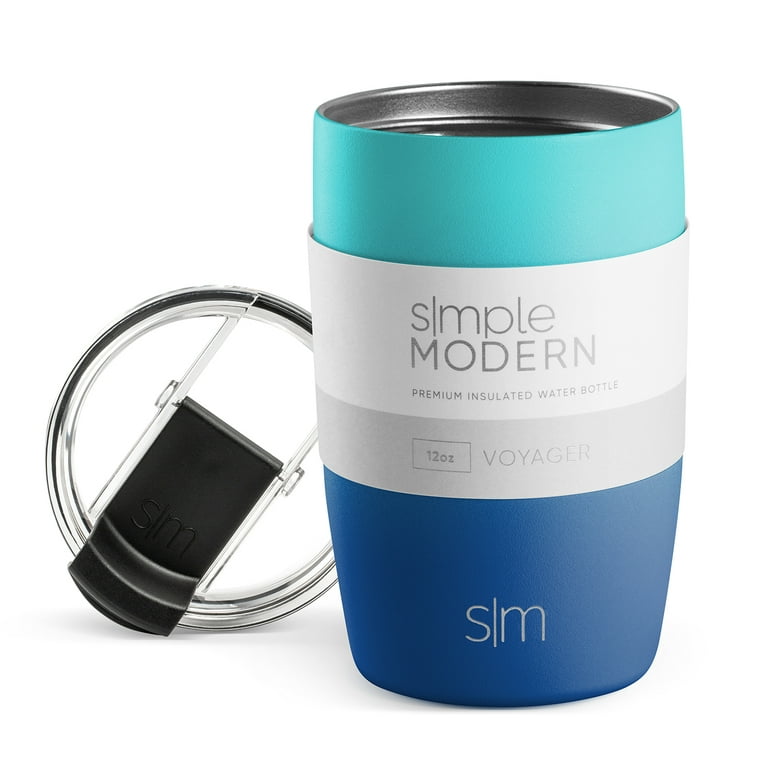 Simple Modern (12oz) 355ml Voyager Travel Mug with Clear Lid