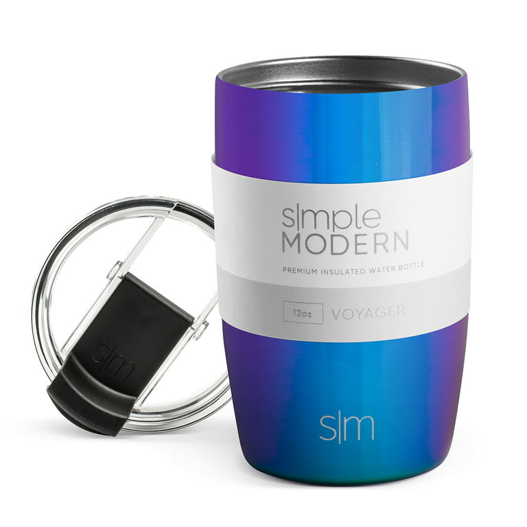 Simple Modern Voyager Travel Mug with Clear Flip Lid & Straw - 12oz