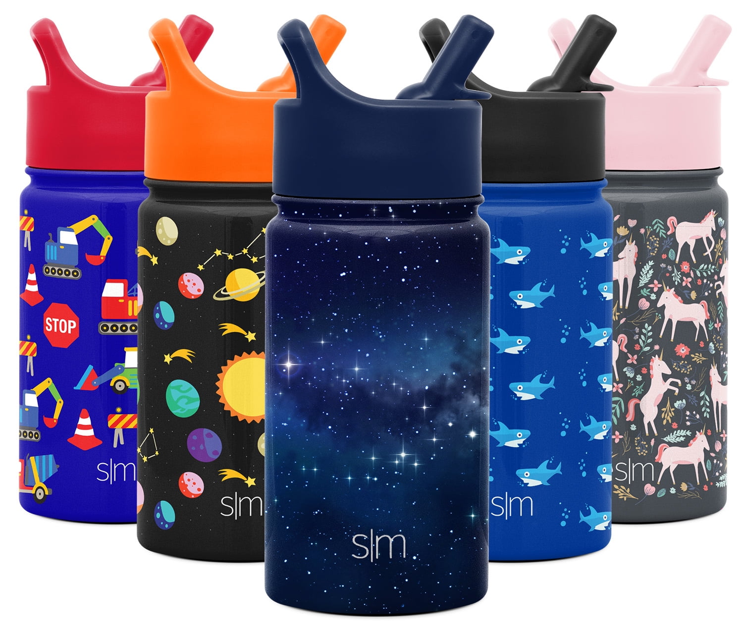 Simple Modern 14 Ounce Summit Kids Water Bottle Thermos with Straw