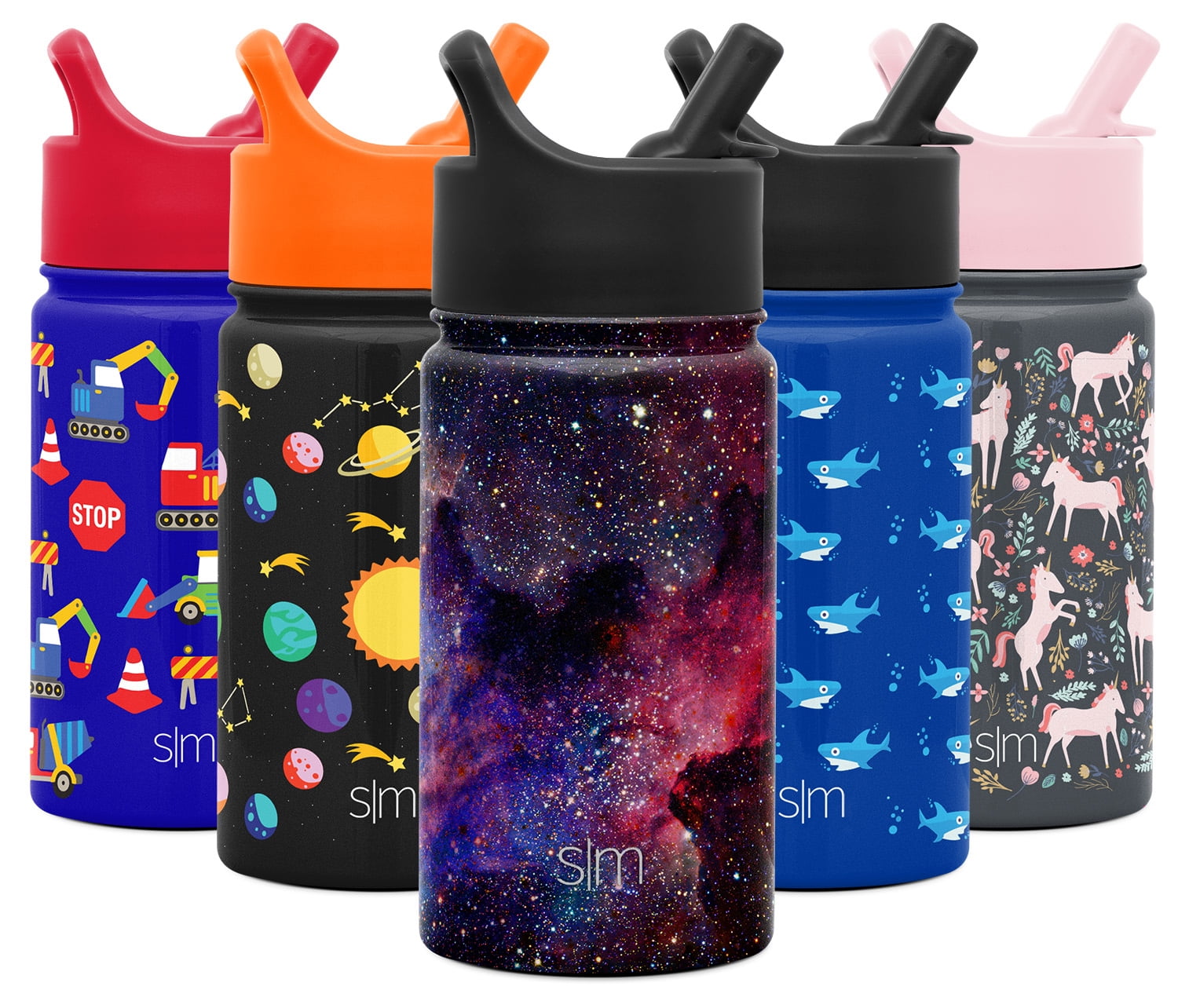Solar System Planets Kids Knowledge Outer Space Stainless Steel Water Bottle