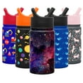 thumbnail image 1 of Simple Modern 14 Ounce Summit Kids Water Bottle Thermos with Straw Lid - Vacuum Insulated 18/8 Stainless Steel - Nebula, 1 of 4