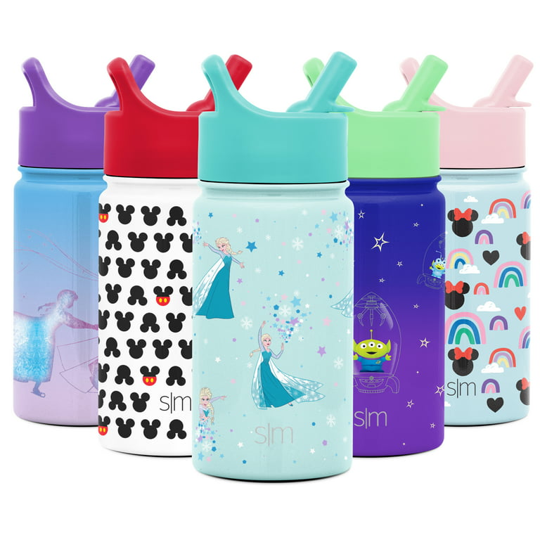 Simple Modern Kids Water Bottle with Straw Lid | Insulated Stainless Steel  Reusable Tumbler for Toddlers, Girls | Summit Collection | 14oz, Unicorn