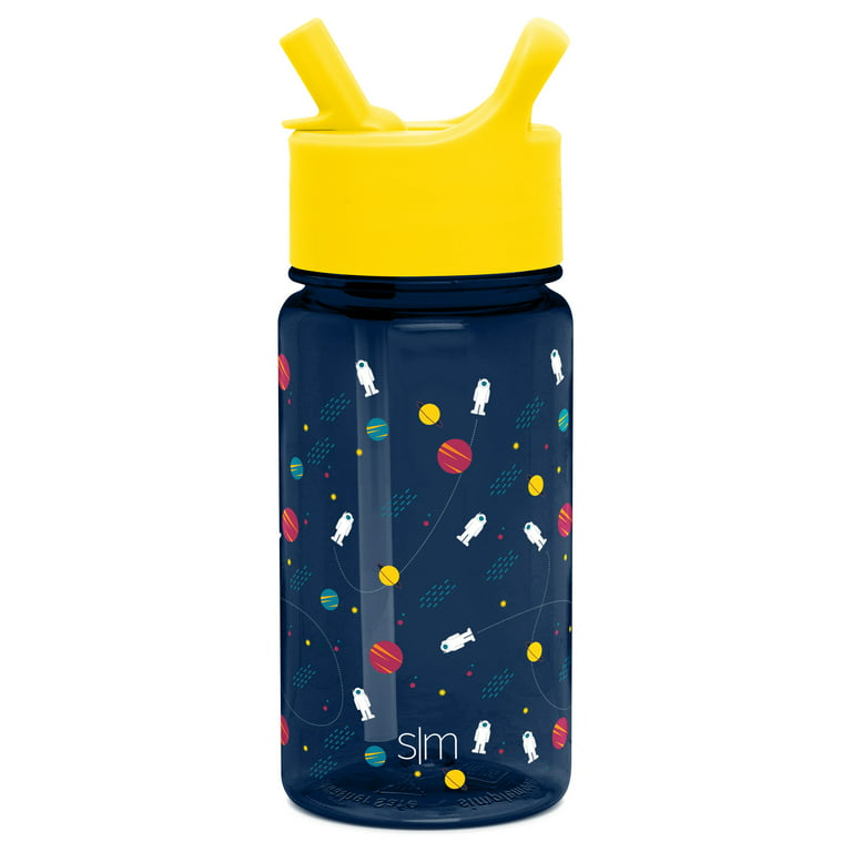 Simple Modern Kids Water Bottle with Straw Lid | Insulated Stainless Steel  Reusable Tumbler for Toddlers, Boys | Summit Collection | 14oz, Solar