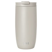 Simple Modern 16 fl oz Insulated Stainless Steel Voyager Coffee Tumbler with Insulated Flip Lid | Almond Birch