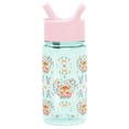 thumbnail image 1 of Simple Modern 16 oz Summit Kids Tritan Water Bottle with Straw Lid for Toddler - Dishwasher Safe Travel Tumbler - Fox and the Flower, 1 of 6