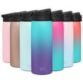 thumbnail image 1 of Simple Modern 16Ounce Kona Travel Mug Tumbler with Flip Lid - Thermos Coffee Cup Vacuum Insulated Camping Flask with Lid 18/8 Stainless Steel Hydro Ombre: Tropical Sea, 1 of 7
