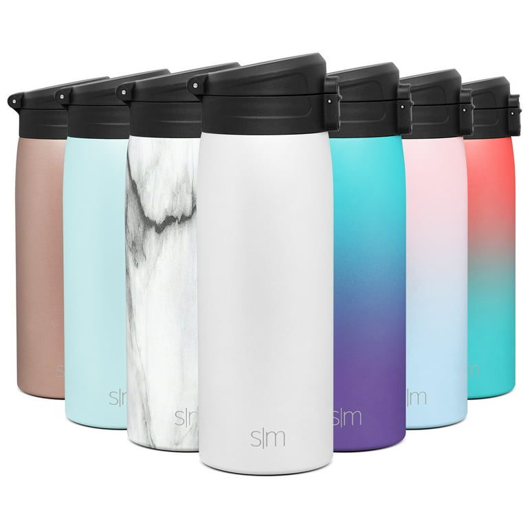 Simple Modern Insulated Thermos Travel Coffee Mug with Snap Flip Lid | Leakproof Reusable Stainless Steel Tumbler Cup | Gifts