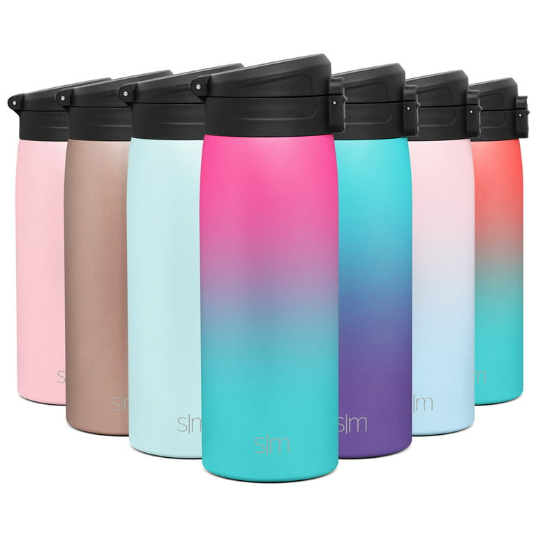 Simple Modern 16 oz. Kona Travel Mug Tumbler with Flip Lid - Thermos Coffee  Cup Vacuum Insulated Camping Flask with Lid 18/8 Stainless Steel Hydro  Shimmer: Blue Moonstone 