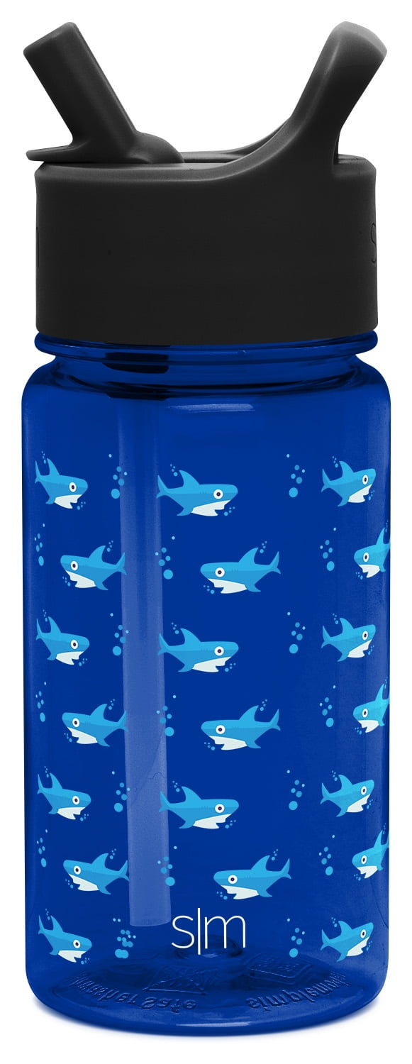 Simple Modern Baby Shark Kids Water Bottle with Straw Lid, Insulated Stainless  Steel Reusable Tumbler for Toddlers Girls Boys, Summit Collection