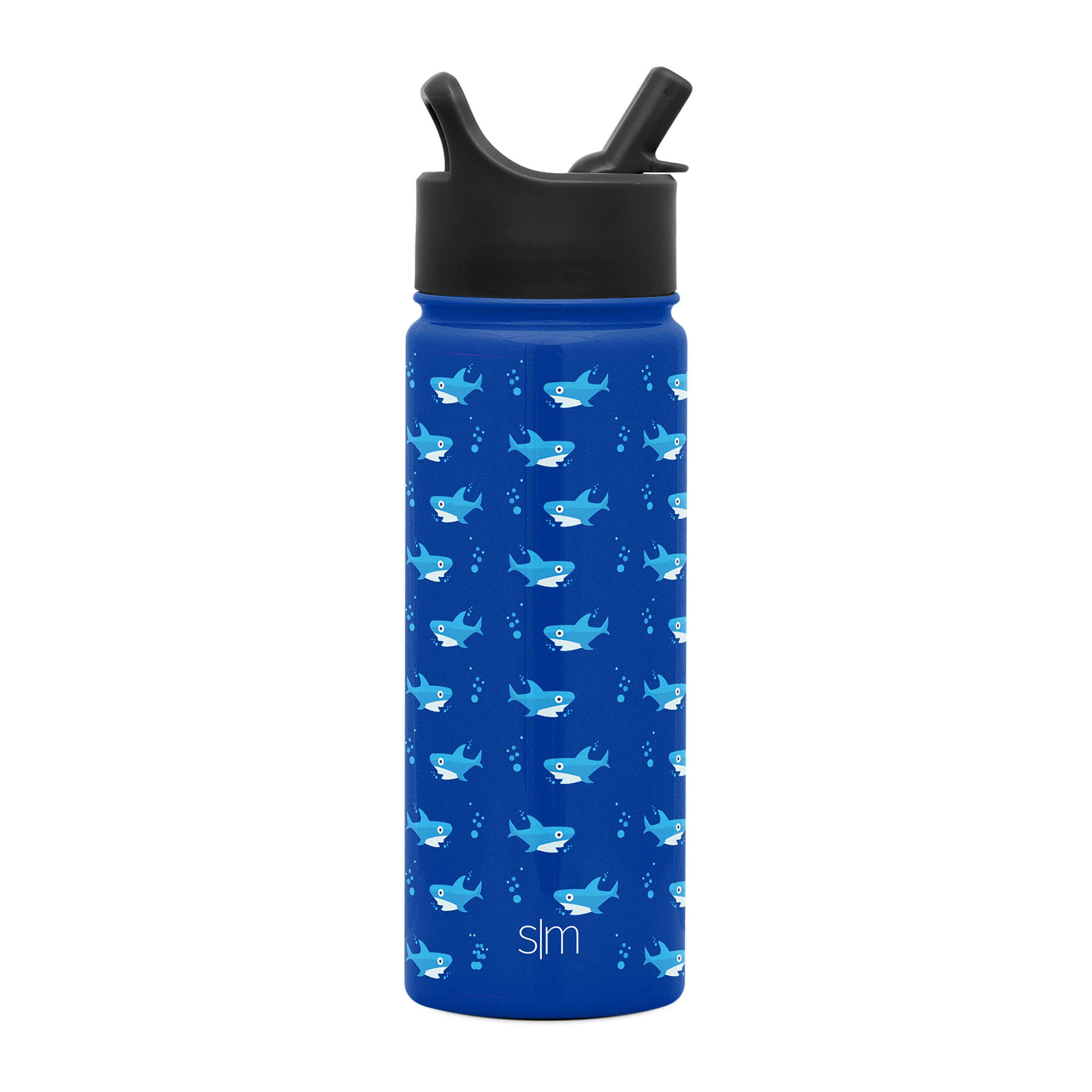 Simple Modern 16 Oz Summit Kids Tritan Water Bottle with Straw Lid for  Toddler - Dishwasher Safe Travel Tumbler - Astronauts 