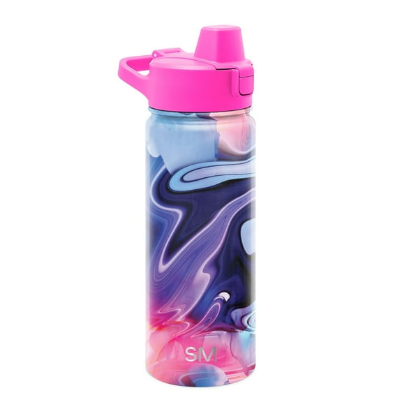 Simple Modern 18 fl oz Insulated Stainless Steel Summit Water Bottle with Covered Silicone Straw Lid | Dreamcicle