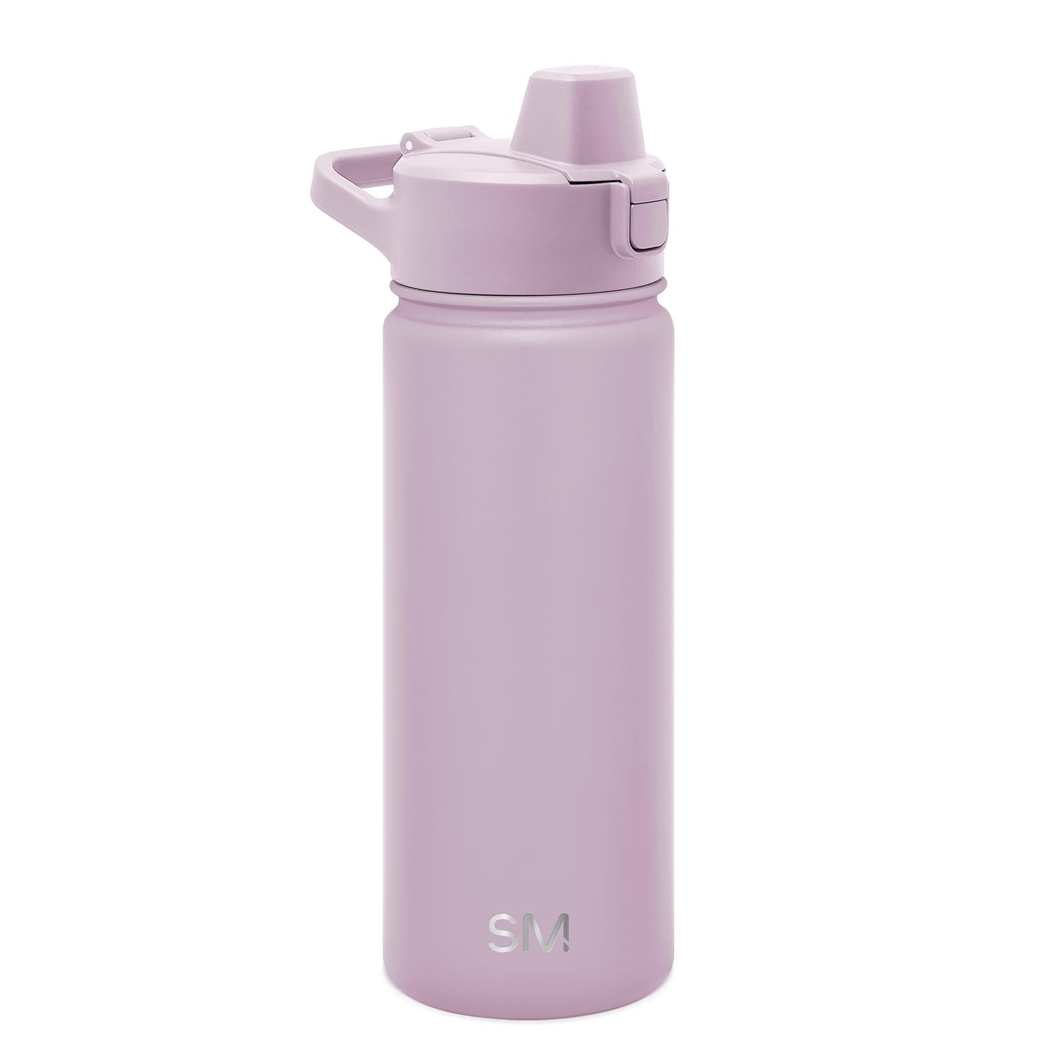 Simple Modern Kid's 18 fl oz Insulated Stainless Steel Summit Water Bottle with Simple Flip Lid, Lavender Mist