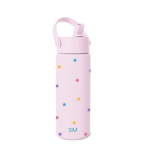 Simple Modern 18 fl oz Insulated Stainless Steel Summit Wide Mouth Water Bottle with Handle and Straw Lid | Starry