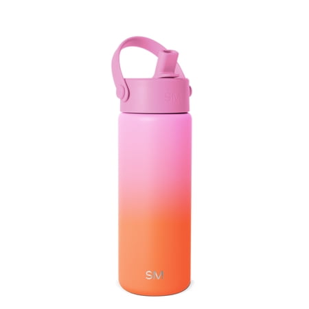 Simple Modern 18 fl oz Insulated Stainless Steel Summit Wide Mouth Water Bottle with Handle and Straw Lid | Sunberry