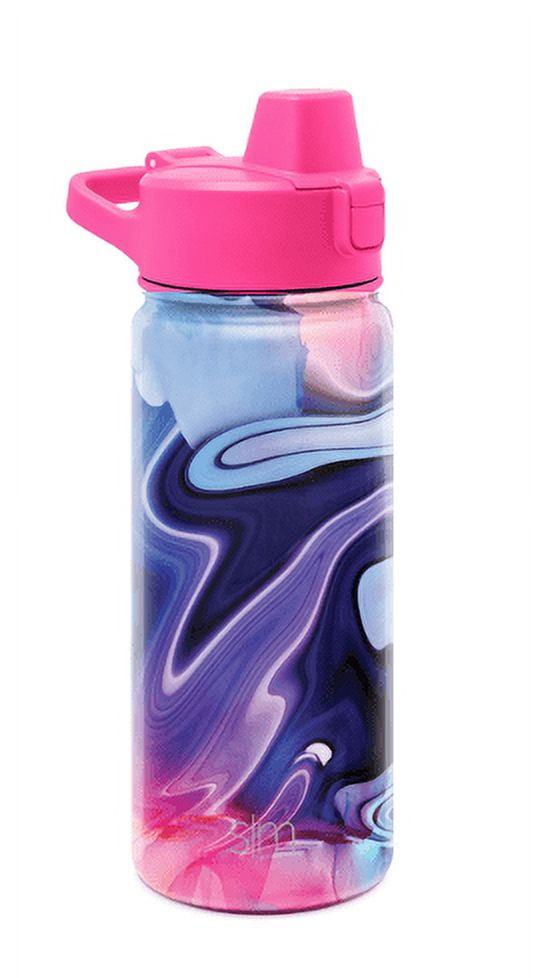 Simple Modern Plastic Water Bottle with Silicone Straw Lid with Leak-Proof
