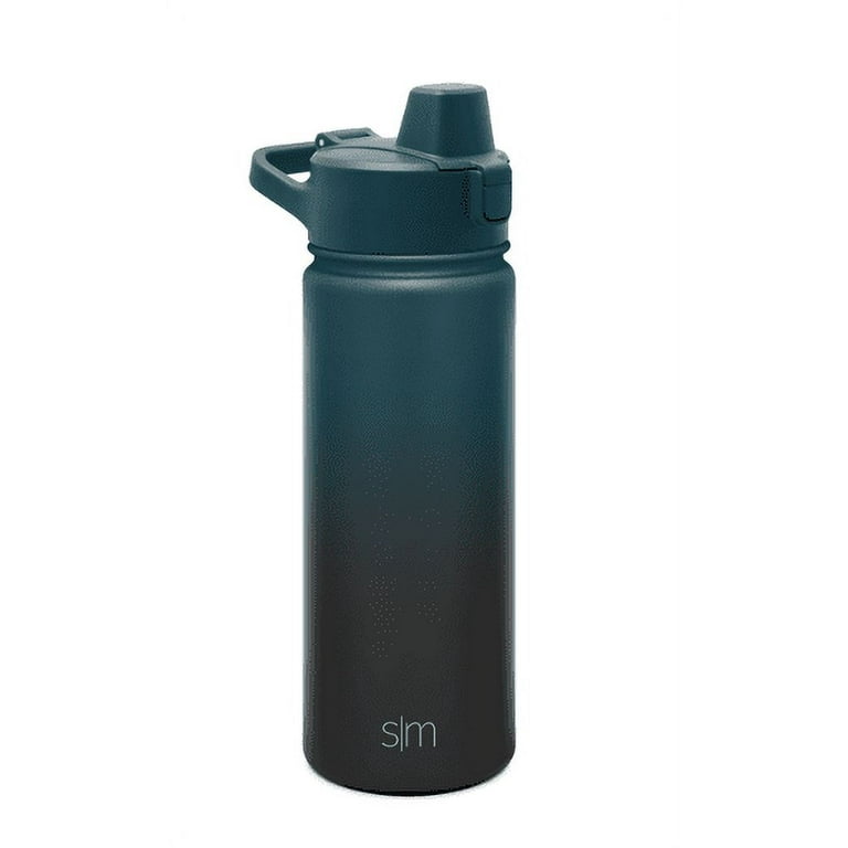 Simple Modern 18 fl oz Stainless Steel Summit Water Bottle with Silicone  Straw Lid|Moonlight