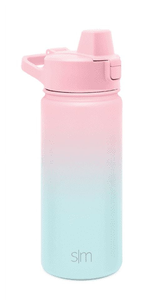 Simple Modern 18 fl oz Stainless Steel Summit Water Bottle with Silicone  Straw Lid|Sweet Taffy