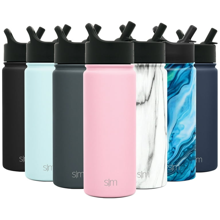 Simple Modern 18 oz Summit Water Bottle with Straw Lid - Gifts for