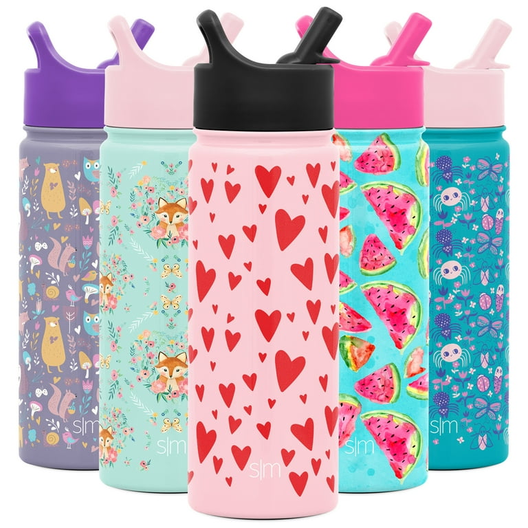 Simple Modern 18oz Summit Kids Water Bottle Thermos with Straw Lid
