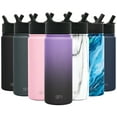 thumbnail image 1 of Simple Modern 18oz Summit Water Bottles with Straw Lid - Vacuum Insulated Tumbler Double Wall Travel Mug 18/8 Stainless Steel Flask - Ombre: Violet Sky, 1 of 7