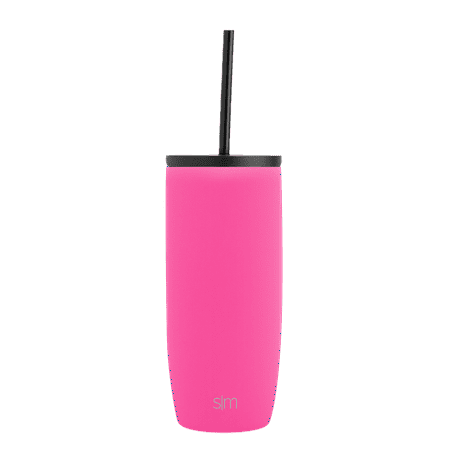 Simple Modern 20 Fluid Ounces Voyager Insulated Stainless Steel Tumbler with Straw - Malibu