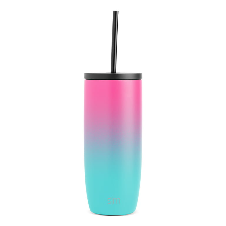 Buy Wholesale China 20 Oz Stainless Steel Vacuum Insulated Rainbow Gradient  Color Cup Stanley Tumbler Straw Yellow Orange & Stainless Steel Tumbler at  USD 1.95